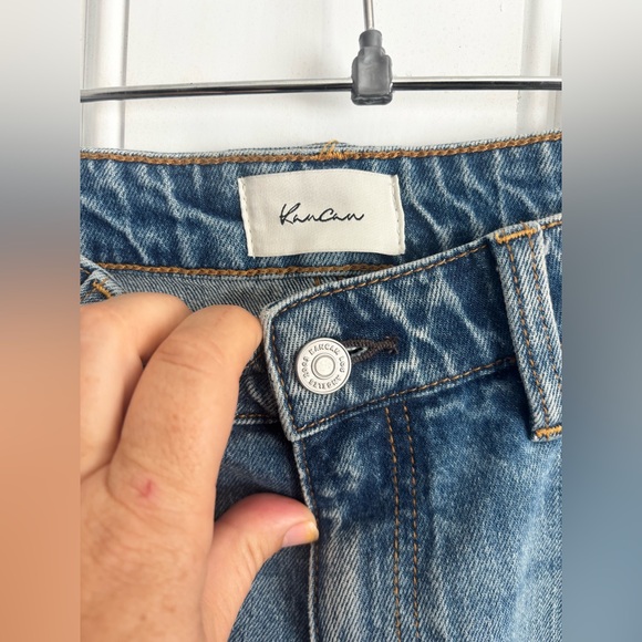 NWOT KanCan Barrel Horseshoe Wide Leg Jeans High-Rise size 26 - Picture 8 of 10
